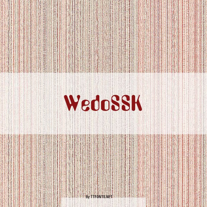 WedoSSK example